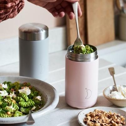 Chilly's Food Pot Blush Pink 500ml