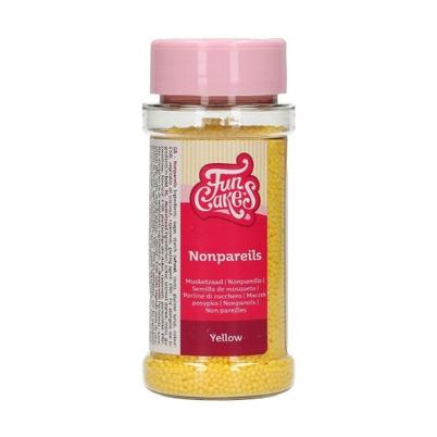 FunCakes Nonpareils Edible Sprinkles Yellow 80g