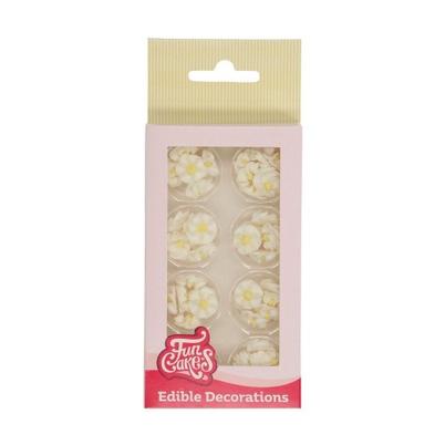 FunCakes Sugar Decoration Mini Flowers White 56pc