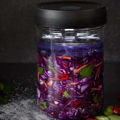 Gefu Fermenting Jar & Glass Weight NATIVO