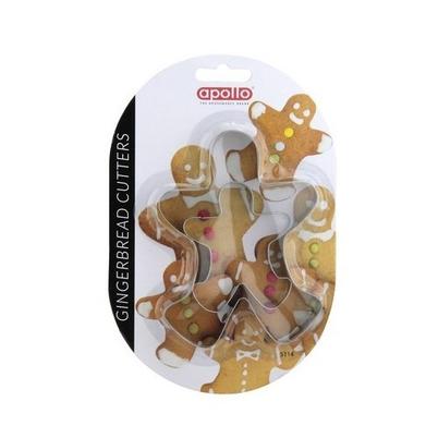Apollo Gingerbread Man Cookie Cutter Set of 2