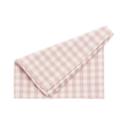 Walton & Co Gingham Napkins Plaster Pink Set of 4