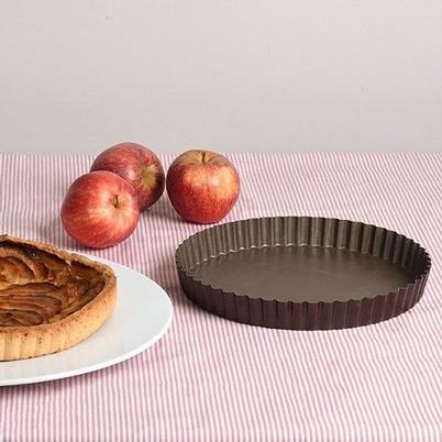 Gobel Round Fluted Tart & Quiche Pan Removable Base