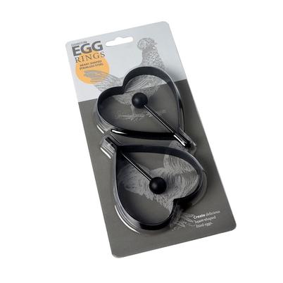 Eddingtons Heart-Shaped Egg Rings 2pc