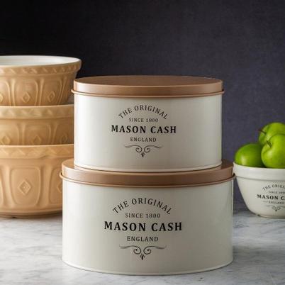Mason Cash Heritage Cake Storage Tins Set of 2