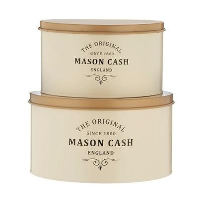 Mason Cash Heritage Cake Storage Tins Set of 2