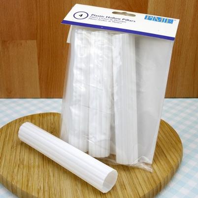 PME Plastic Hollow Pillars Set of 4
