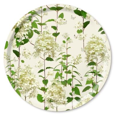 Jamida Hydrangea Round Birch Tray by Michael Angove 39cm