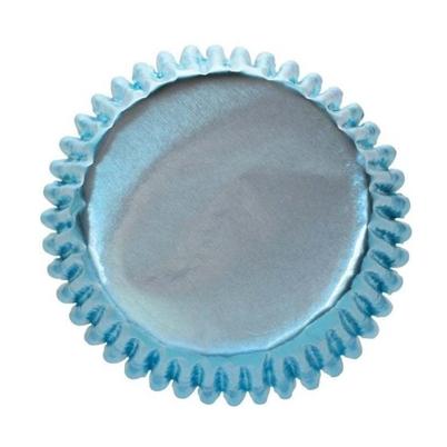 Culpitt 45 Ice Blue Metallic Foil Baking Cases