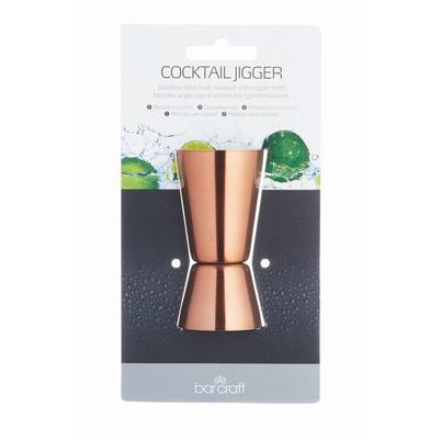 BarCraft Copper Cocktail Jigger Multi Measure