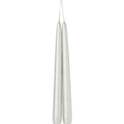 IHR Tapered Candles Silver