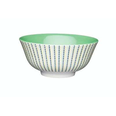 KitchenCraft Blue & Lime Hues Ceramic Bowl