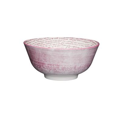 KitchenCraft Purple Watercolour Ceramic Bowl