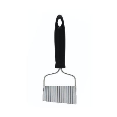 KitchenCraft Black Handled Stainless Steel Crinkle Chip Cutter