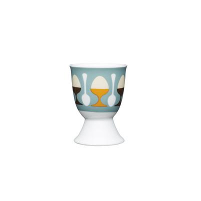 KitchenCraft Retro Eggs Porcelain Egg Cup