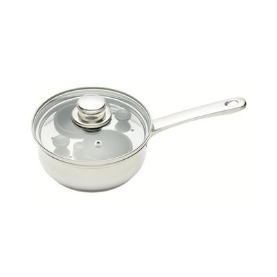 KitchenCraft Stainless Steel 16cm 2 Hole Egg Poacher