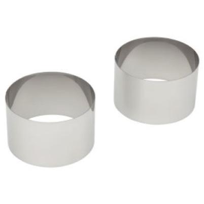 KitchenCraft Set of 2 Stainless Steel Extra Large Cooking Rings