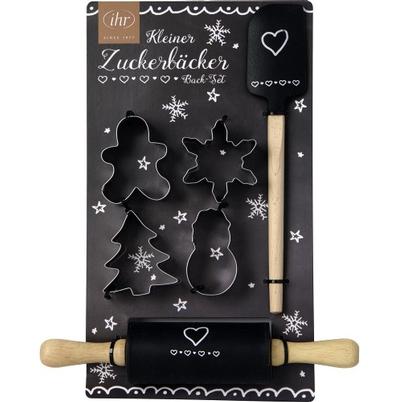 IHR Christmas Kids Baking Set Black