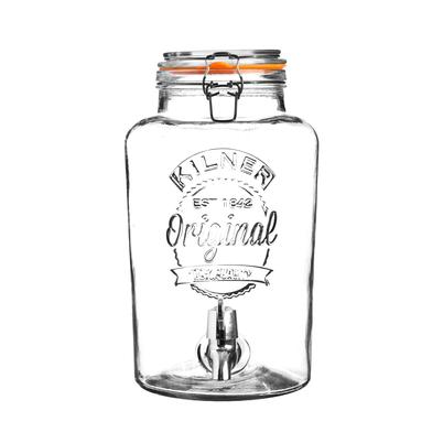 Kilner Clip Top Round Drinks Dispenser 5L