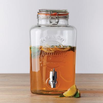 Kilner Clip Top Round Drinks Dispenser 5L