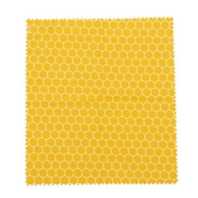 Kitchen Pantry 3pc Beeswax Wraps Yellow Honeycomb