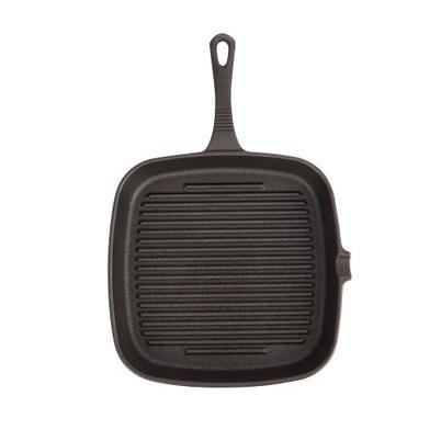 KitchenCraft Cast Iron Square Grill Pan 23cm