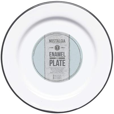 Living Nostalgia Enamel Dinner Plate 24cm