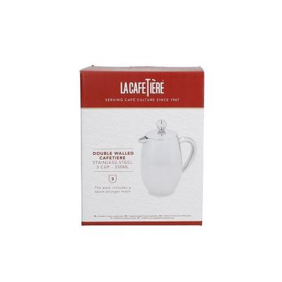 La Cafetiere Double Walled Stainless Steel French Press
