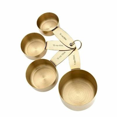 Ladelle Lawson Gold Measuring Cups