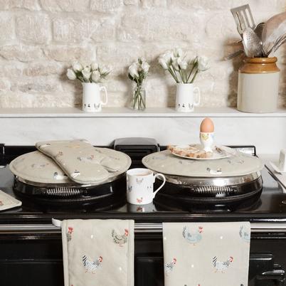 Sophie Allport Lay A Little Egg Tea Towel