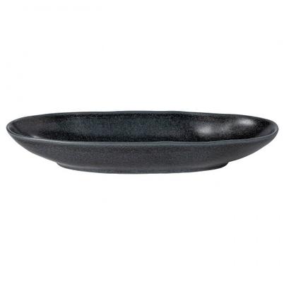 Costa Nova Livia Oval Platter Matte Black 41cm