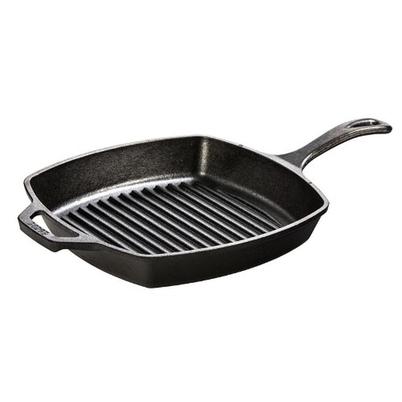 Lodge 10.5in Square Cast Iron Grill Pan