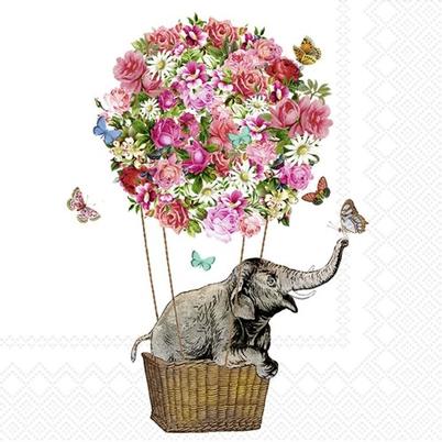IHR Lunch Napkins Elephant
