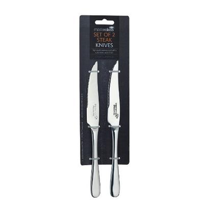 MasterClass Set of 2 Steak Knives