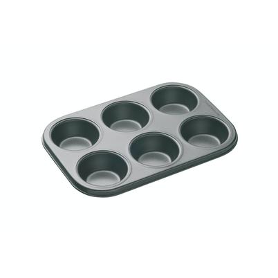 MasterClass Non-Stick 6 Hole Deep Baking Pan