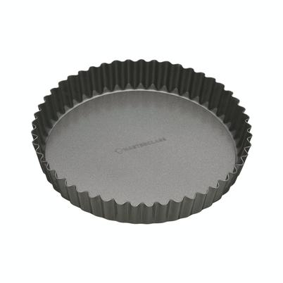 MasterClass Non-Stick 23cm Loose Base Fluted Quiche Tin