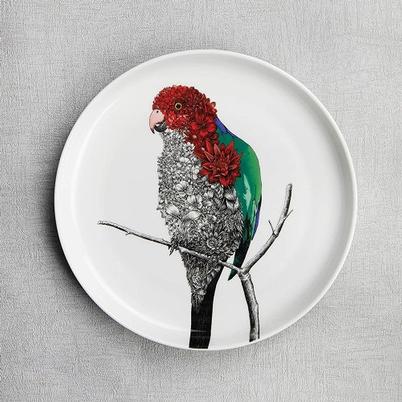 Maxwell & Williams Marini Ferlazzo Australian King Parrot Plate 20cm