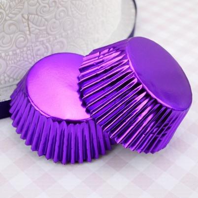 PME 30 Metallic Purple Baking Cases