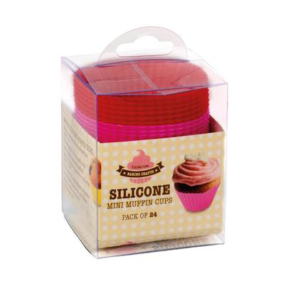 Eddingtons Mini Silicone Muffin Cases 24pc