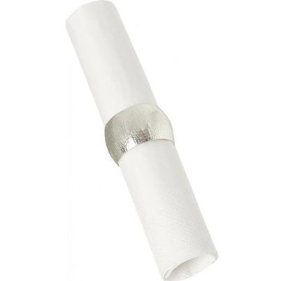 Napkin Ring Silver Textured