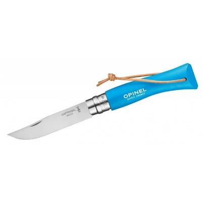 Opinel N07 Trekking Pocket Knife Cyan Blue