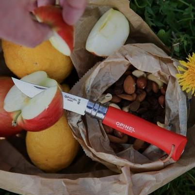 Opinel N08 Trekking Pocket Knife Red