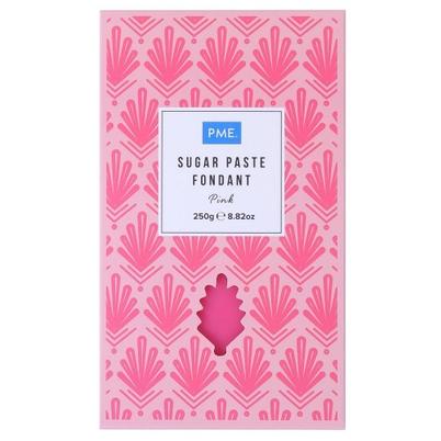 PME Sugar Paste Fondant Bright Pink 250g