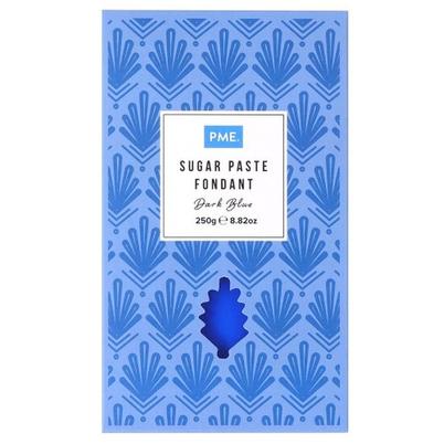 PME Sugar Paste Fondant Dark Blue 250g