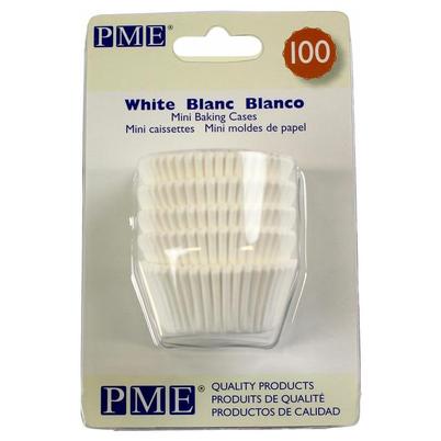 PME 100 White Mini Baking Cases