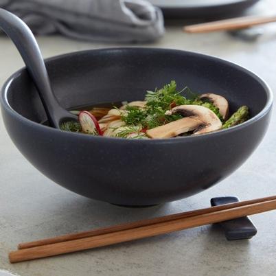 Casafina Pacifica Seed Grey Ramen Bowl 19cm