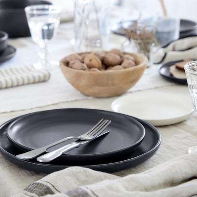 Casafina Pacifica Seed Grey Salad Plate 22cm