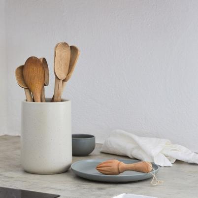 Casafina Pacifica Vanilla Utensil Holder H19cm