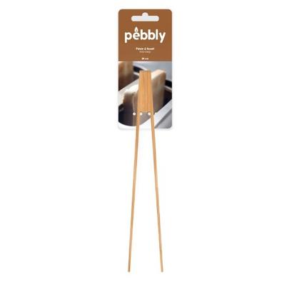 Pebbly Bamboo Toast Tongs