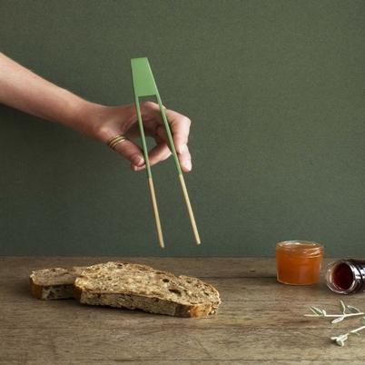 Pebbly Magnetic Toast Tongs 24cm ZEN